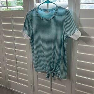 Cotton Bleu large top